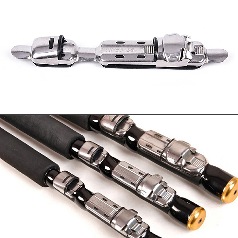 Fishing Rod Combo - ที่ยึดรอกตกปลาแบบสแตนเลส ที่ยึดคันเบ็ด ที่หนีบคันเบ็ด อุปกรณ์ตกปลา ที่หนีบคันเบ็ด ที่ยึดรอก