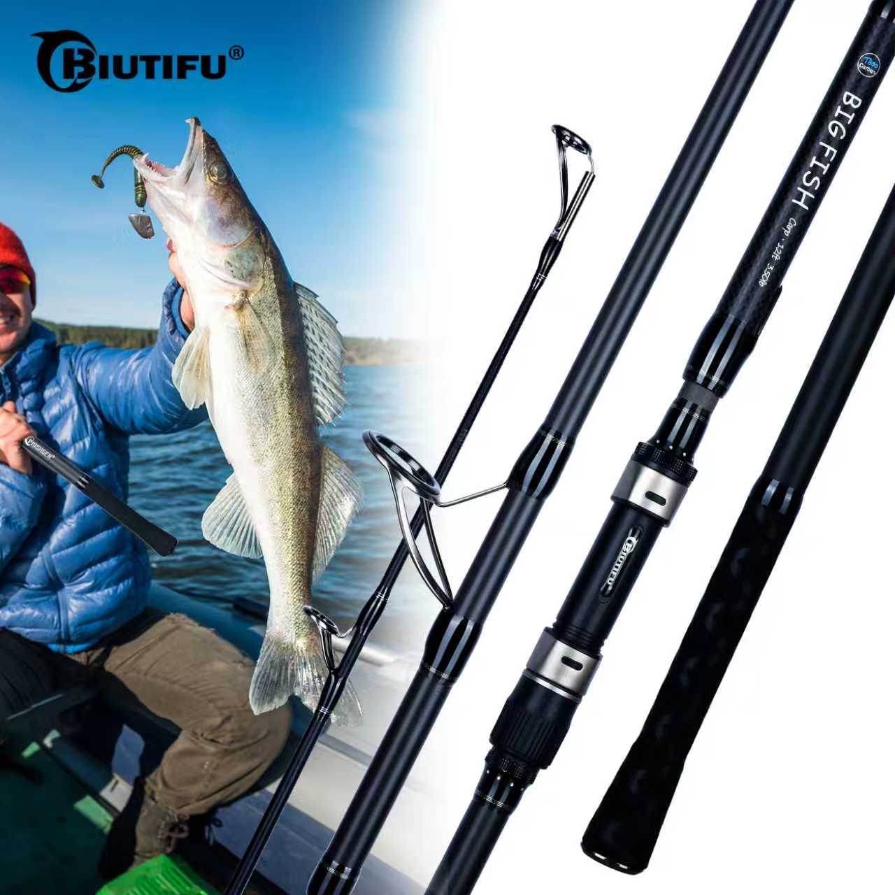 Fishing Rod Surf - คันเบ็ดตกปลา BIUTIFU BIGFISH คาร์พ เซิร์ฟคาสติ้ง ขนาด