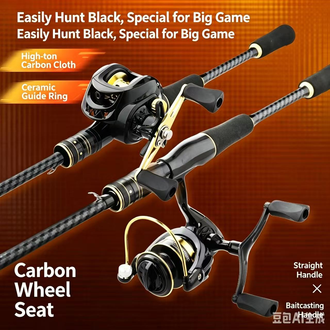 ชุดคันเบ็ดและรอกตกปลาคาร์บอนไฟ - Fishing Rod Carbon Fiber บทวิจารณ์และราคา