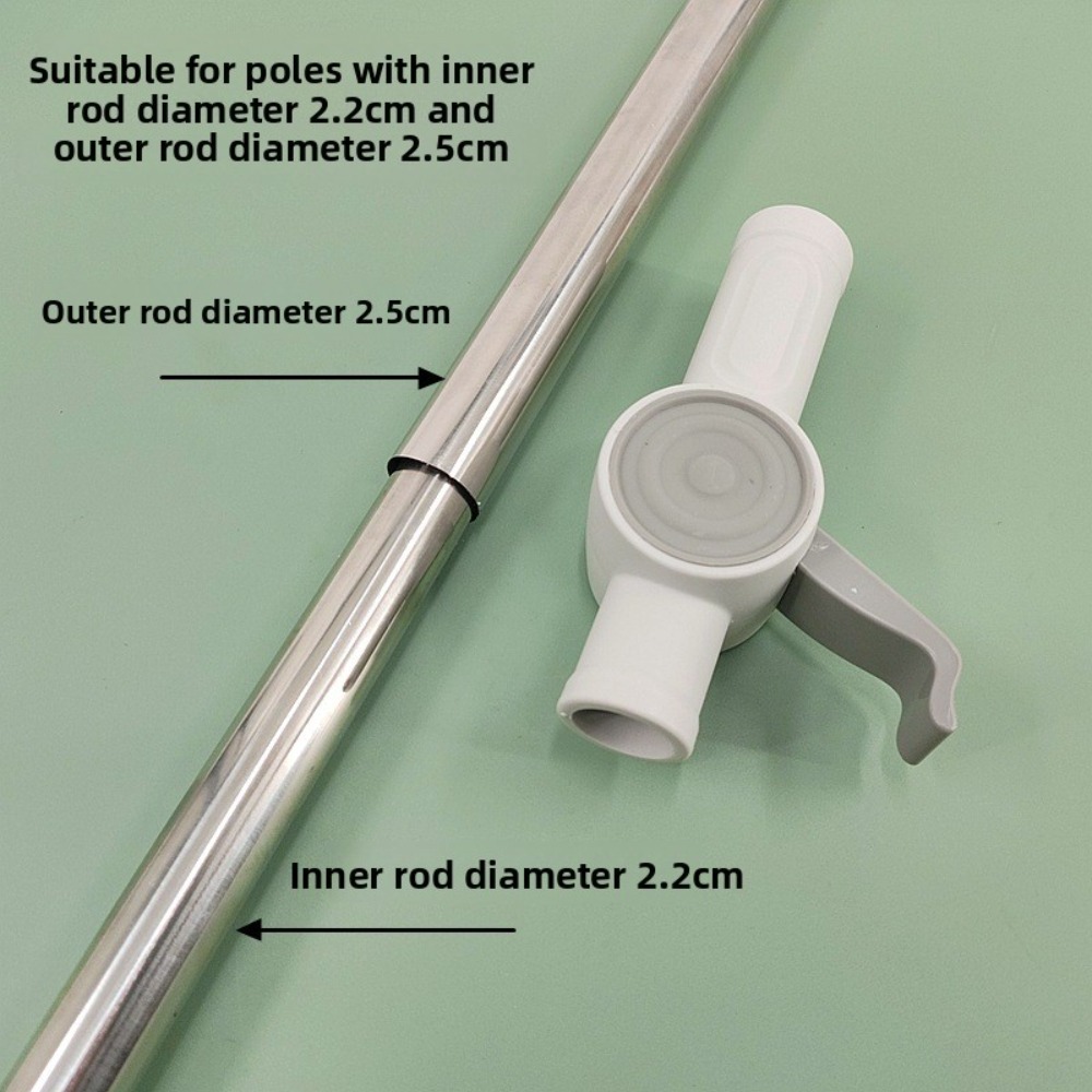 2 ชิ้น คลิปล็อคไม้ถูพื้นแบบหมุ - Fishing Rod Telescopic บทวิจารณ์และราคา