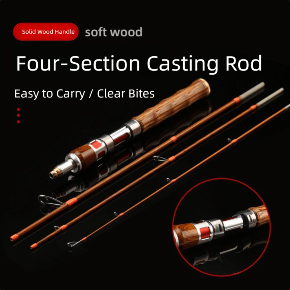 คันเบ็ดตกปลาแบบสปินนิ่ง 4 ท่อน - Fishing Rod Spinning บทวิจารณ์และราคา